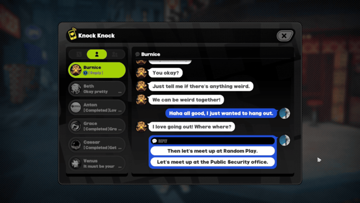 Send a DM to Burnice