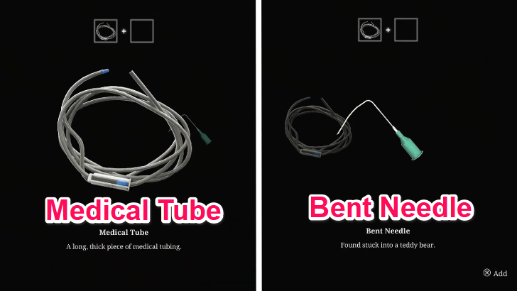 Combining Medical Tube and Bent Needle