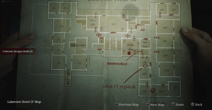 Shotgun Shells Lakeview Hotel Map Loc. 3