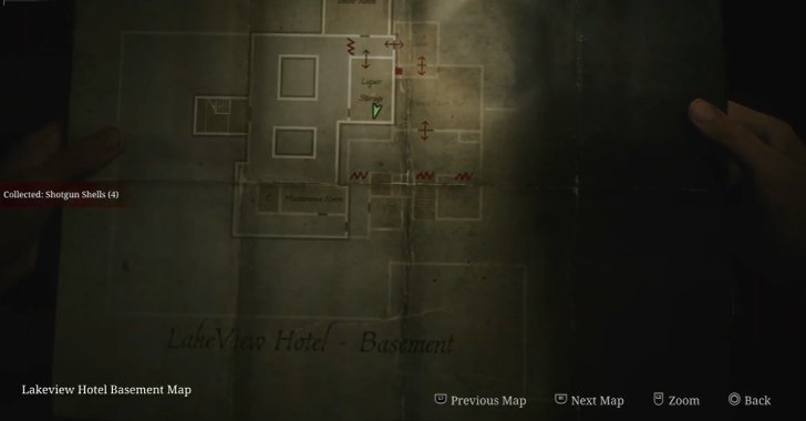 Shotgun Shells Lakeview Hotel (Otherworld) Map Loc. 2