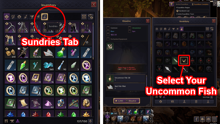 How to Select a Fish to Dissolve