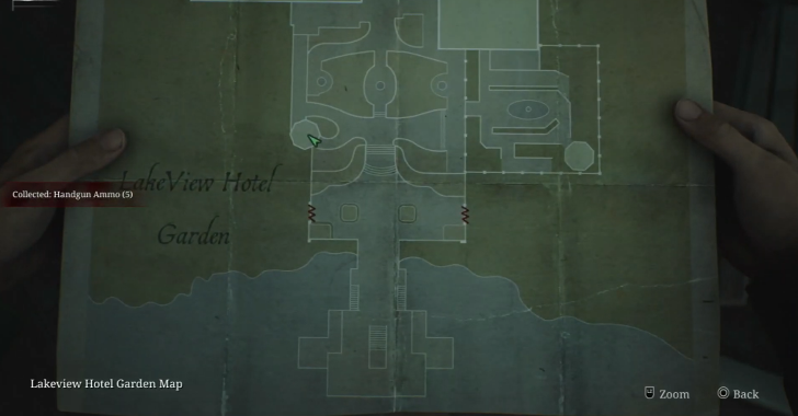 Handgun Ammo Lakeview Hotel Map Loc. 1