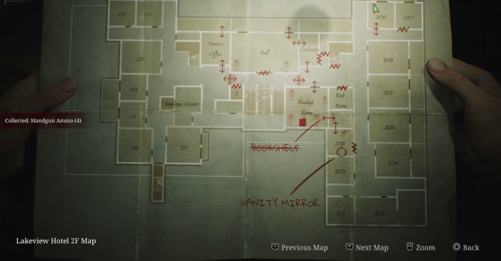 Handgun Ammo Lakeview Hotel Map Loc. 7