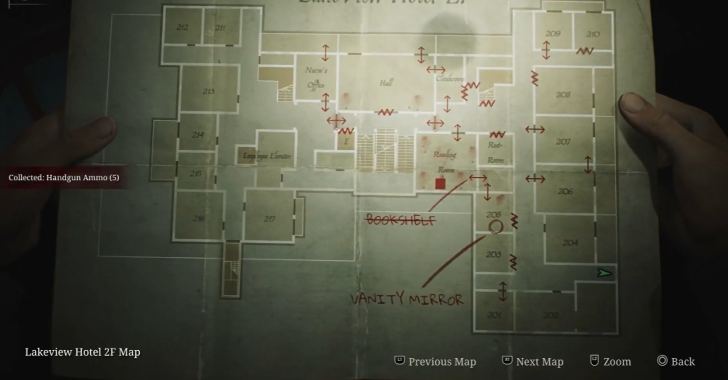 Handgun Ammo Lakeview Hotel Map Loc. 8