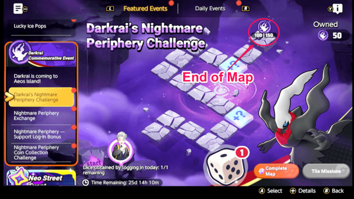 Pokemon UNITE - Darkrai Nightmare Periphery Challenge End of Map.png