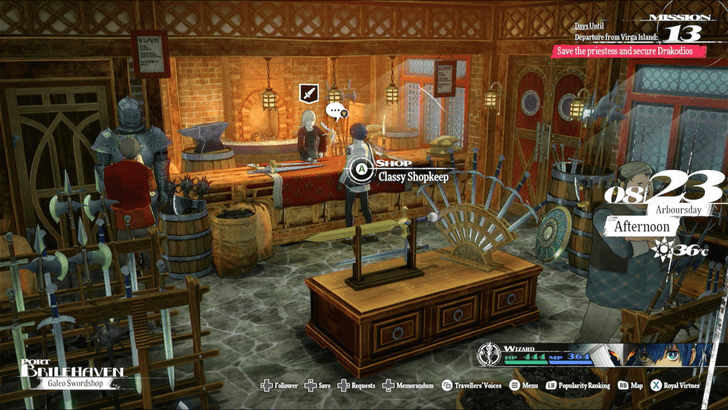 Metaphor ReFantazio - Galeo Swordship Overworld