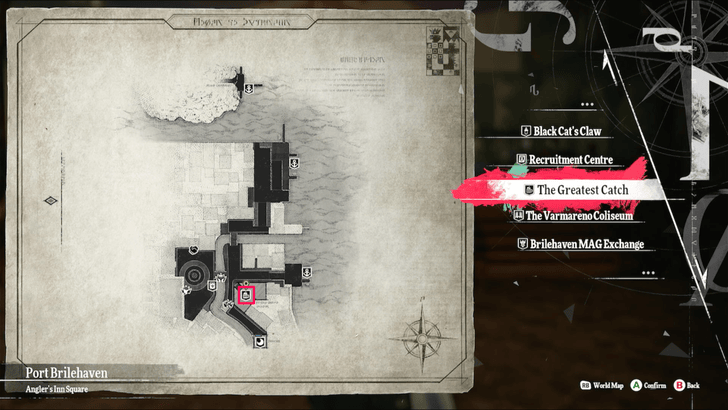 Metaphor ReFantazio - Vulpes the Informant Map