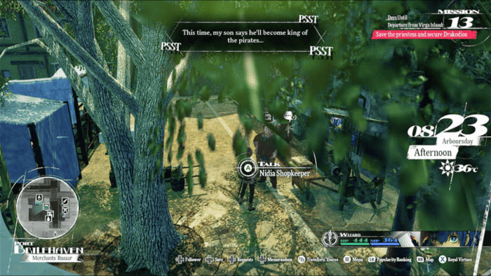 Metaphor ReFantazio - Nidia Shopkeeper Overworld