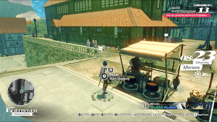 Metaphor ReFantazio - Wary Shopkeep Overworld