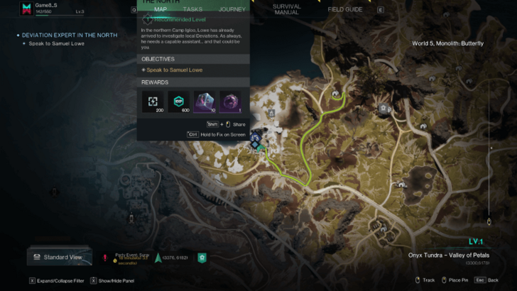 Once Human - Deviation Expert in the North Map Location