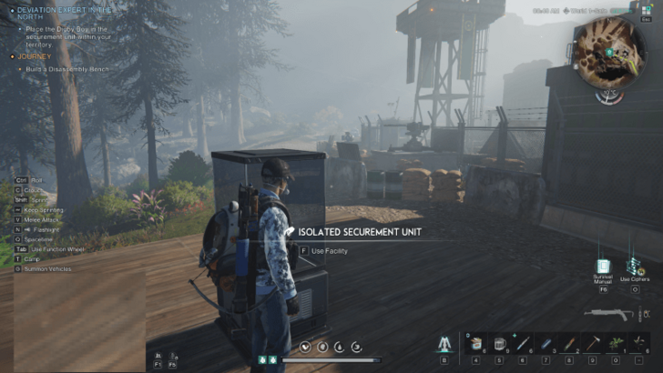 Return to Territory and Put Deviation in Securement Unit