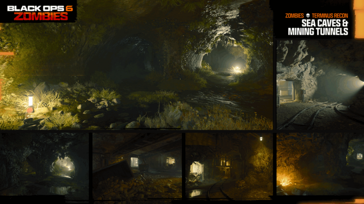 Sea Caves and Mining Tunnels