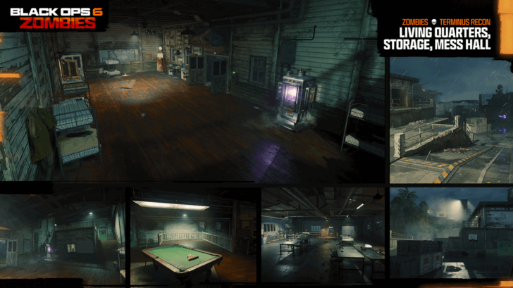 Living Quarters, Storage, and Mess Hall