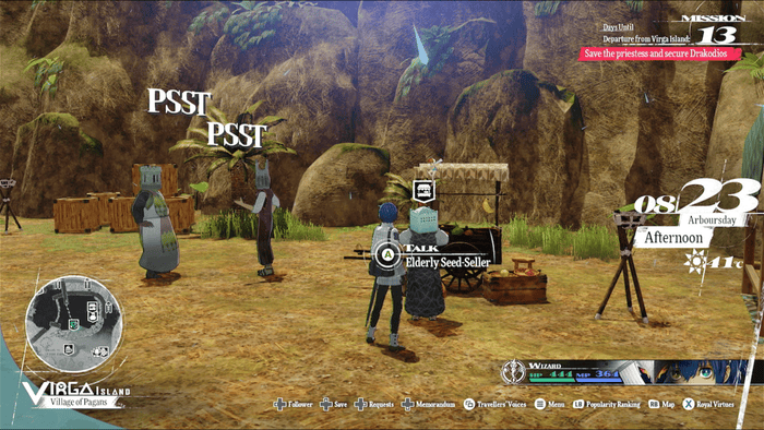 Metaphor ReFantazio - Elderly Seed-Seller Overworld