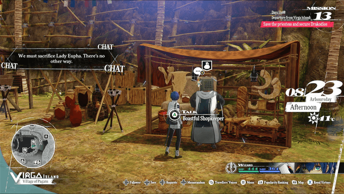 Metaphor ReFantazio - Krozelli the  Hunter Overworld