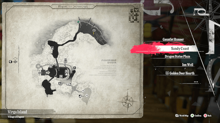 Metaphor ReFantazio - Graco Meat Market Map