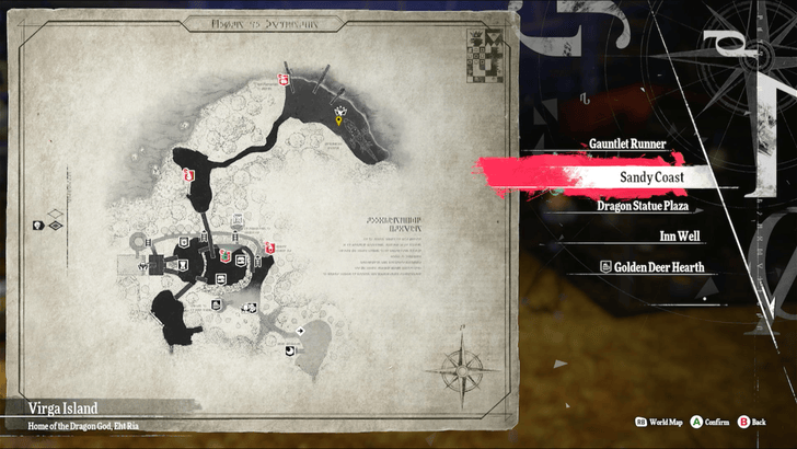 Metaphor ReFantazio - Keft Incantions Map