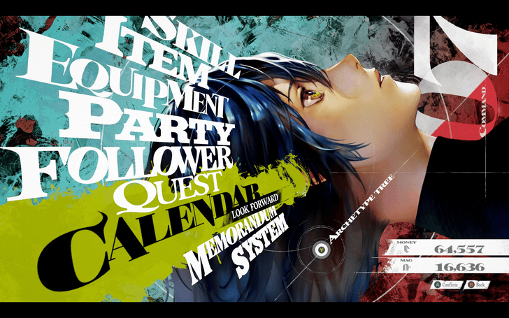 Metaphor ReFantazio - Calendar Option