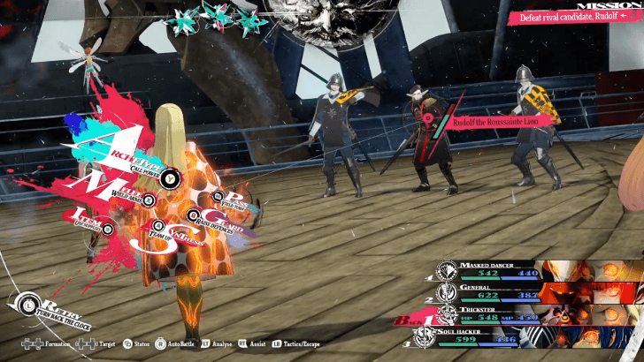 Metaphor ReFantazio Rudolf Fight