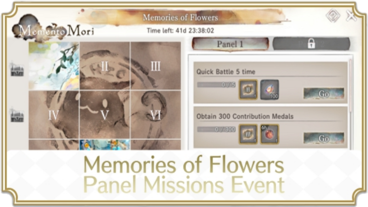 Memories of Flowers Panel Missions Event