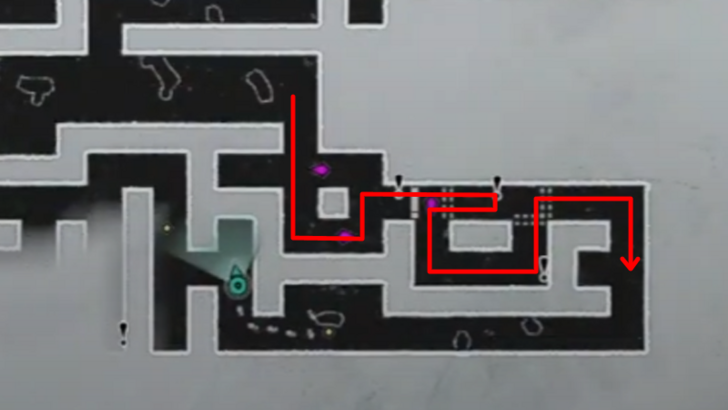 Metaphor ReFantazio - Path Through Humans Walking in a Circle and Shutters