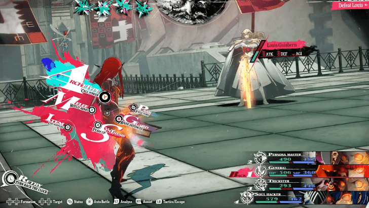 Metaphor ReFantazio Fight Louis