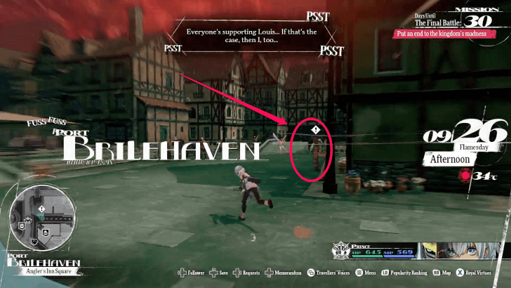 Metaphor ReFantazio Gabby Mustari Location