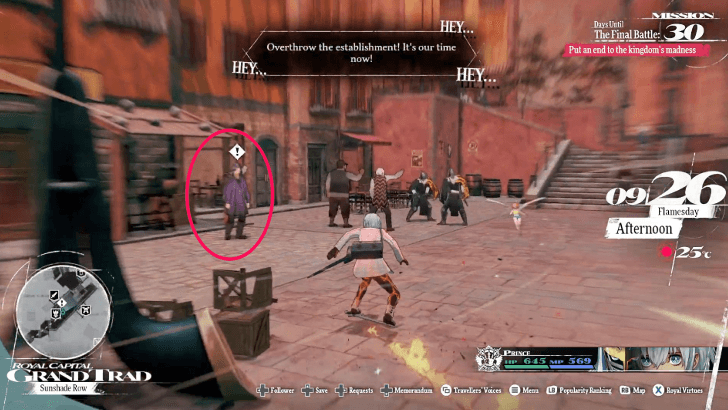 Metaphor ReFantazio Ornamented Man Location