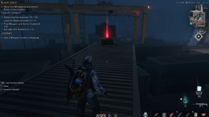 Once Human - Mystical Crate Location Vena Fjord