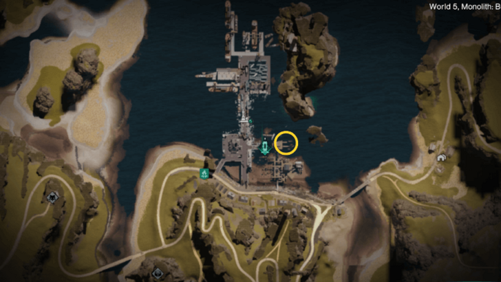 Once Human Fiskur Harbor Weapon Crate Map