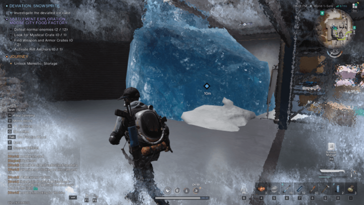 Investigate the Deviated Ice Cube