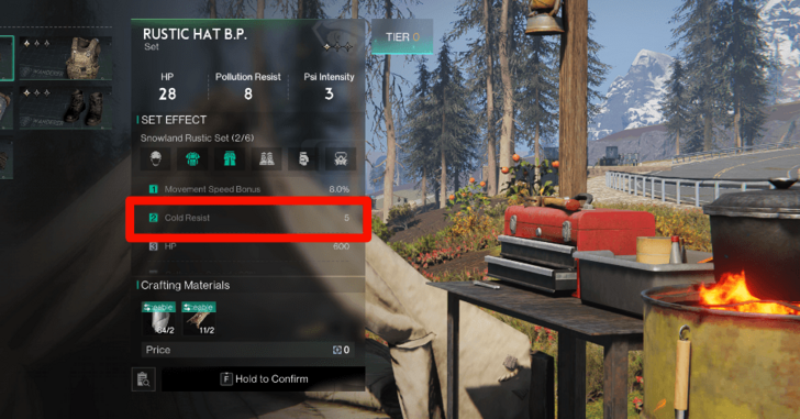 Cold Resist on armor