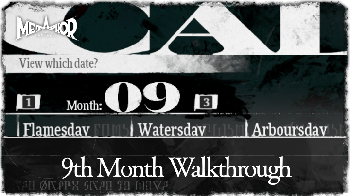 Metaphor ReFantazio 9th Month (October) Walkthrough and Schedule Guide