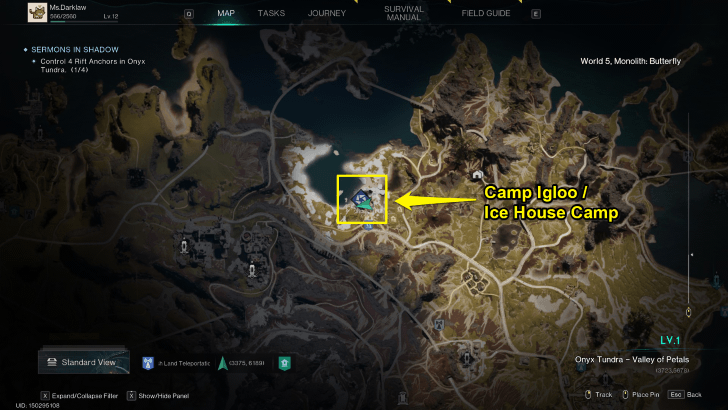 Once Human - Camp Igloo or Ice House Camp