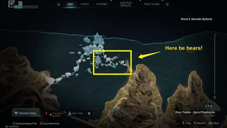 Once Human - Bear Way of Winter Location