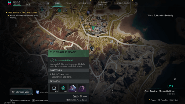 Once Human - The Fragile Peace Map Location