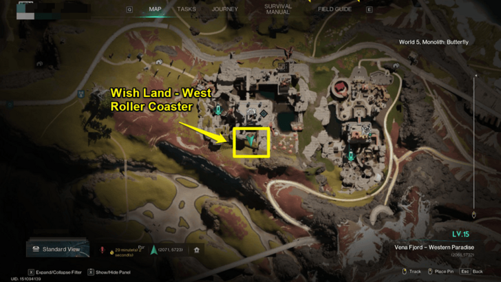 Once Human - Way of  Winter Wish Land West Roller Coaster Octopus