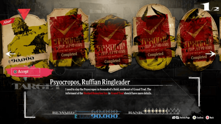 Metaphor ReFantazio - The Greater One-Eyed Scoundrel Bounty