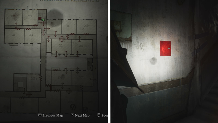 Wood Side Apartments Save Point - Small Staircase