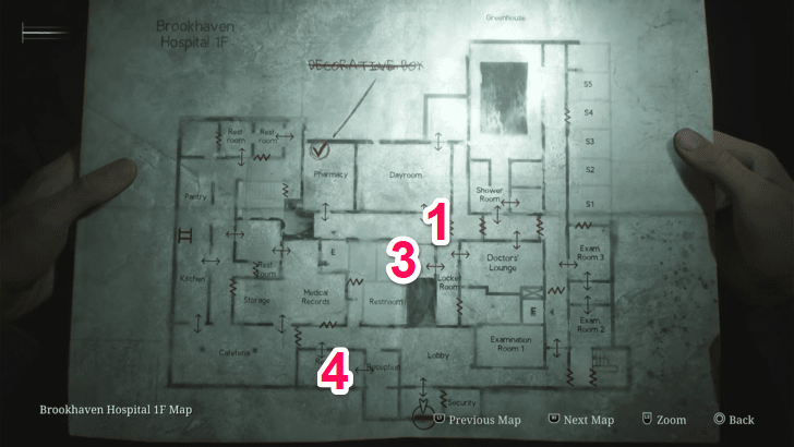 Brookhaven Hospital Otherworld - First Floor