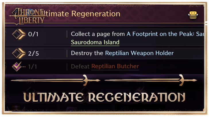Throne and Liberty - Ultimate Regeneration