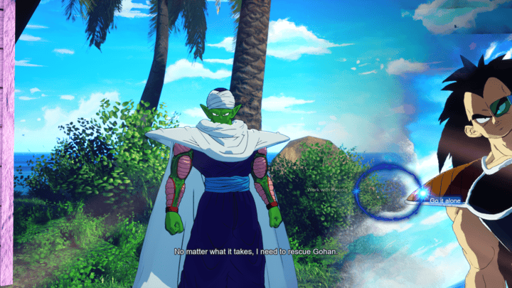 piccolo dialogue choices