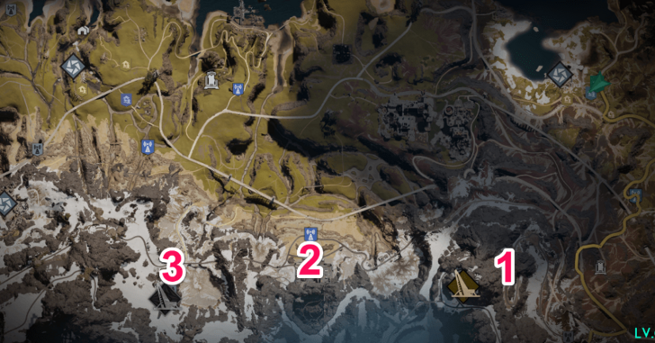 Lv. 20 - 30 areas