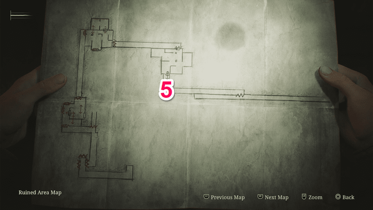 Labyrinth - Ruined Area Map