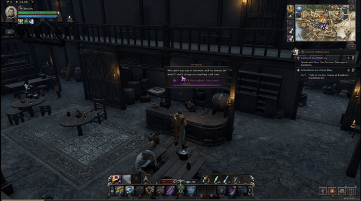 Report with the Inn Owner