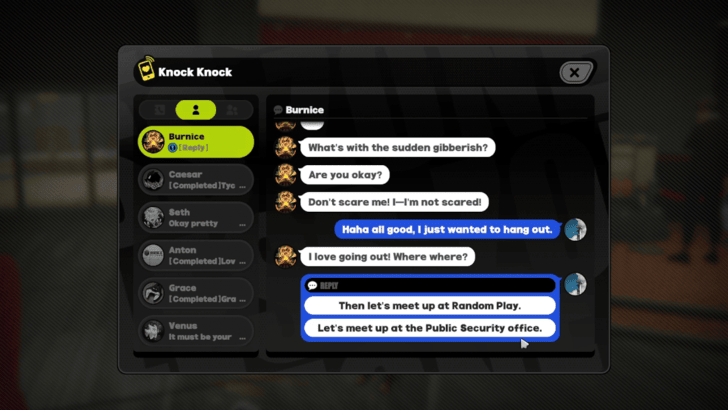 Send a DM to Burnice