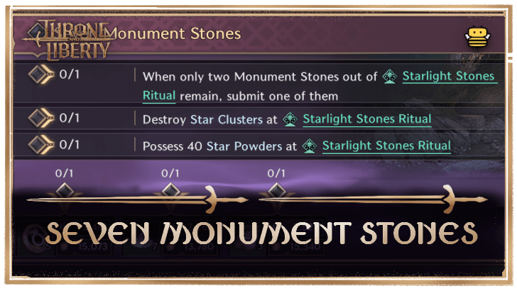 Seven Monument Stones