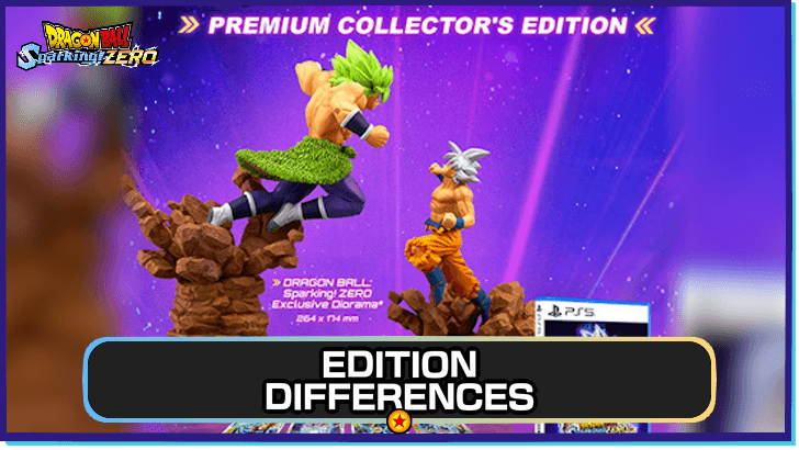 DB Sparking Zero - Edition Differences Banner