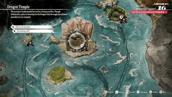 Metaphor ReFantazio - Dragon Temple Map