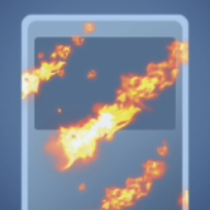 Pokemon TCG Pocket - Flame Trail: Orange Cosmetic Flair